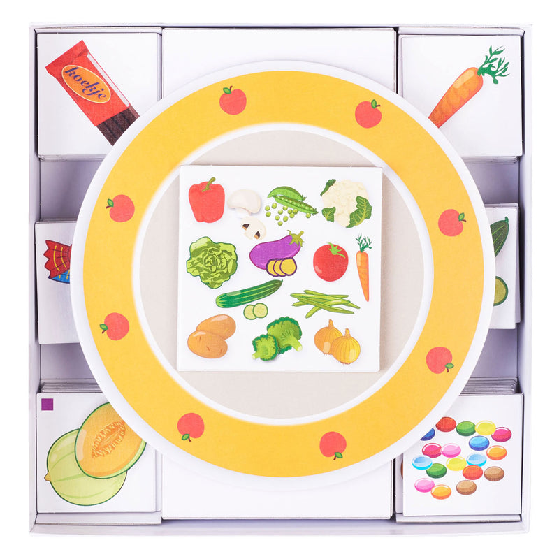 Load image into Gallery viewer, Rolf basics - vitamientjes op ons bord memo en sorteerspel
