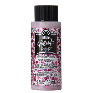 Folkart • glitterific pop acrylic paint princess potion 59ml