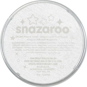 Snazaroo 1118001 - sparkle white - 18ml aqua schmink kinderschmink voor kinderen en volwassenen