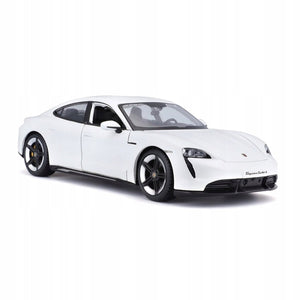 Bburago porsche taycan turbo s 1:24 modelauto wit