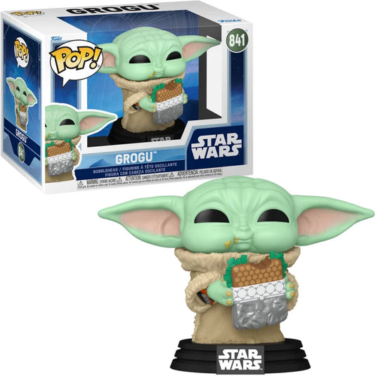 Funko star wars the mandalorian - grogu vinylfiguur 841 unisex pop! - neutraal - standard