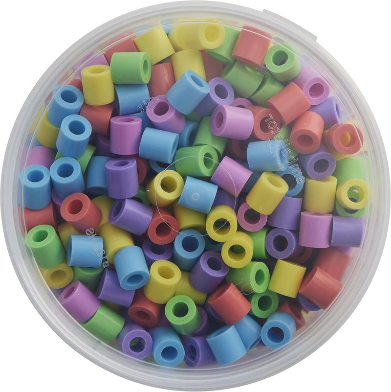 Afbeelding laden in galerijviewer, Hama strijkkralen maxi in bak - pastelmix (050), 600st.
