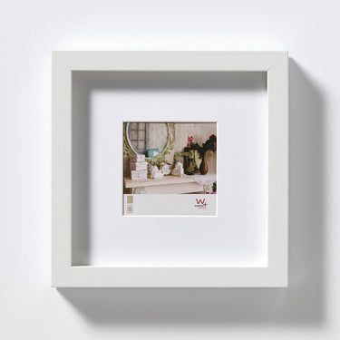 Walther stockholm - mdf houten lijst - fotoformaat 20x20 cm - wit