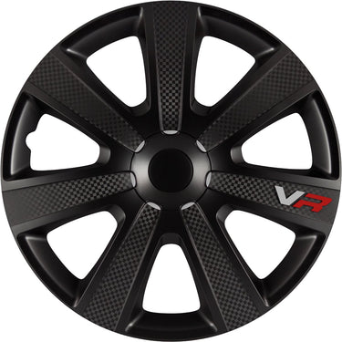 Carpoint wieldoppen vr carbon 15 inch abs zwart set van 4