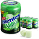 Mentos gum vibes spearmint - kauwgom - suikervrij - 6x40stuks