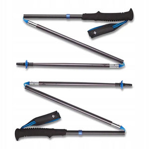 Black diamond merkloze trekkingstokken aluminium 120cm - lichtgewicht compact