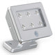 Briloner - kollig - led outdoor wall lamp with motion detector, lero outdoor, leds 2.88w, silver