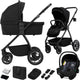 Lionelo meril 3in1 kinderwagen - buggy – xl reiswieg, wandelwagen adac-gecertificeerd autostoeltje – all-terrain wielen – compleet accessoireset – upf50+