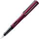Lamy al-star black purple vulpen | ergonomisch aluminium | stalen penpunt b | inclusief t 10 blauwe inkt | rechtshandig