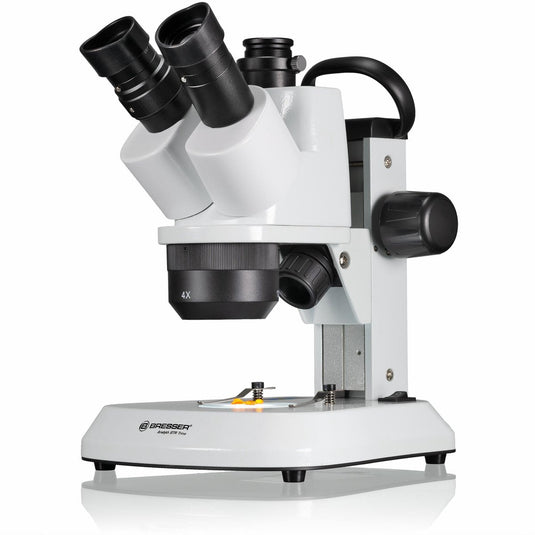 Bresser microscoop - analyth str trino - 10x tot 40x vergroting - op- en doorzichtmicroscoop