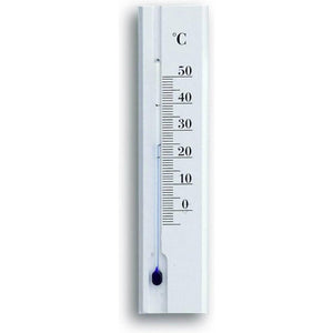 Tfa dostmann binnenthermometer beuken 15cm wit