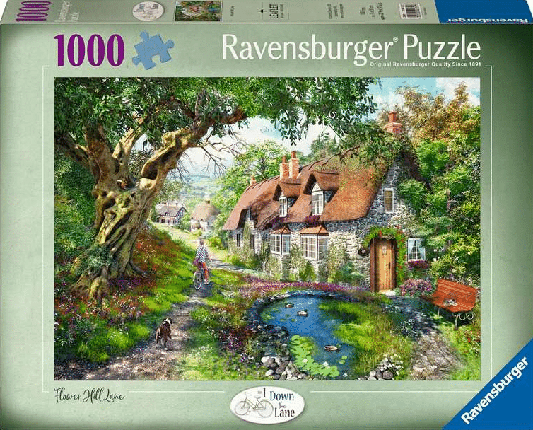 ギャラリービューアに画像をロードする, Ravensburger puzzel flower hill lane - legpuzzel - 1000 stukjes
