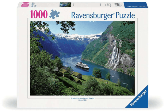 Ravensburger puzzel noors fjord landschap 1000 stukjes