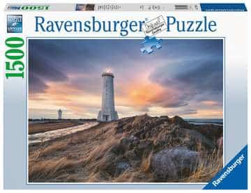 Afbeelding laden in galerijviewer, Ravensburger puzzel legpuzzel leuchtturm ijsland 1500 stukjes.
