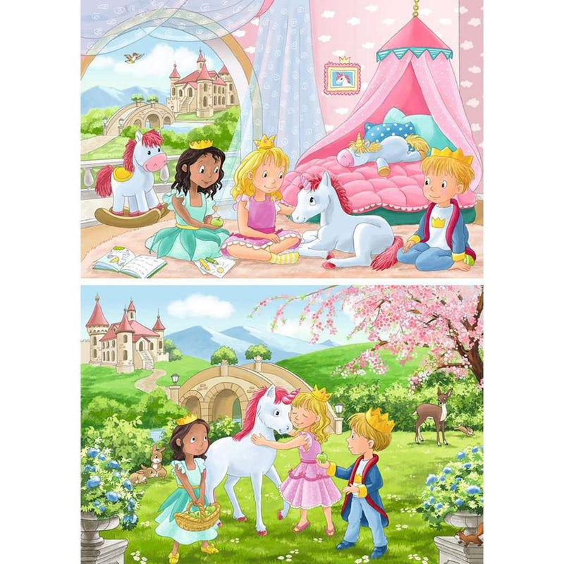 Load image into Gallery viewer, Ravensburger puzzel prince princess 2x12
