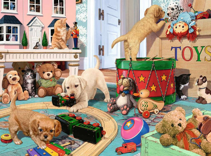 Load image into Gallery viewer, Ravensburger puzzel puppies playtime
