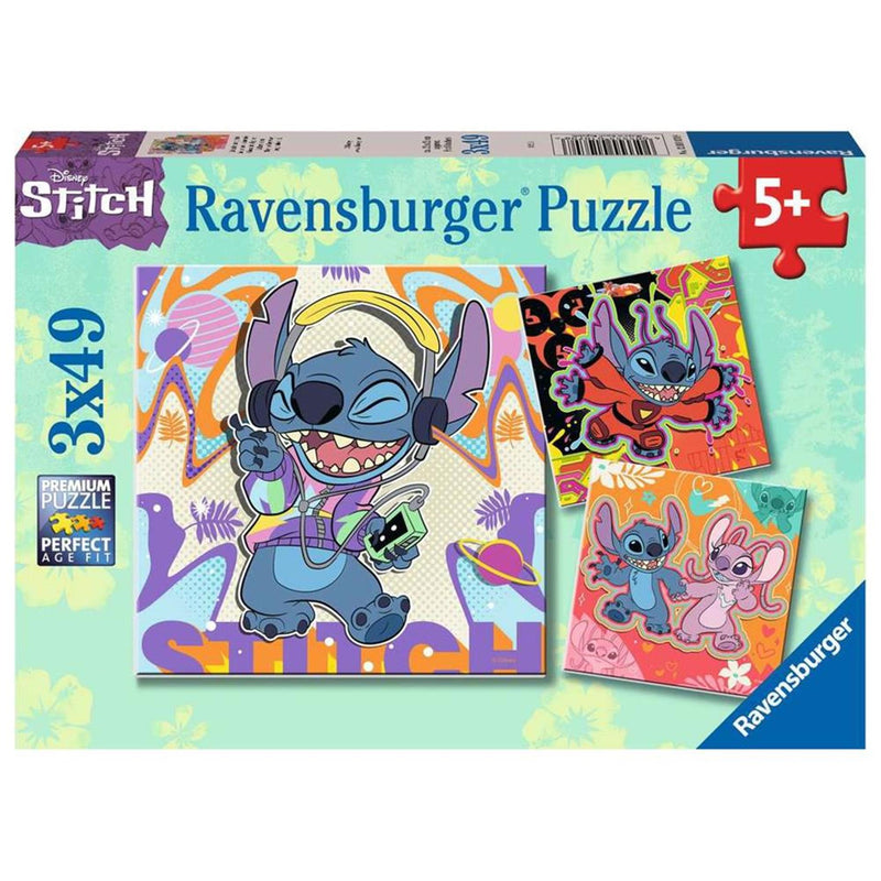 Load image into Gallery viewer, Ravensburger puzzel stitch 3x49 stukjes
