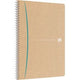 Oxford touareg spiraalschrift, 180 bladzijden, ft a4, geruit 5 mm, geassorteerde kleuren, 1 stuk