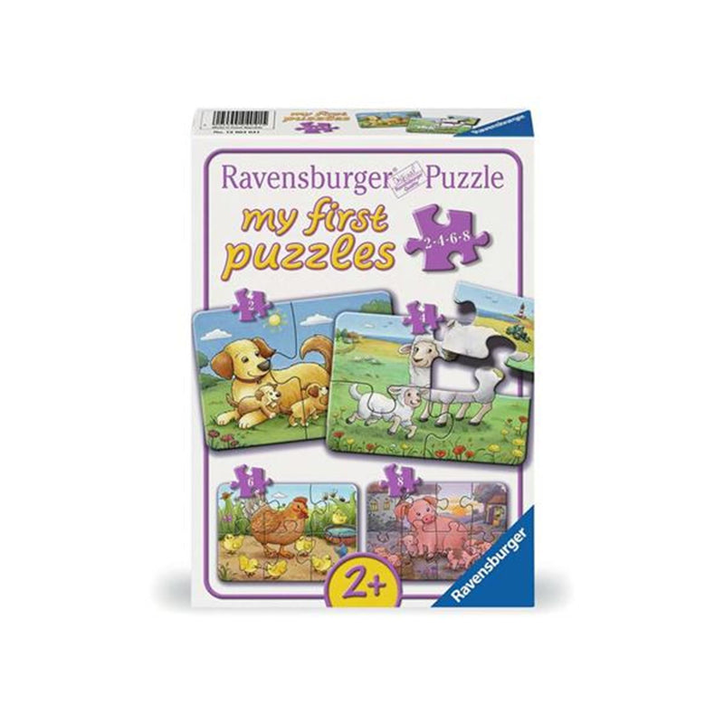 Afbeelding laden in galerijviewer, Ravensburger puzzel - boerderijdierfamilies - my first puzzles

