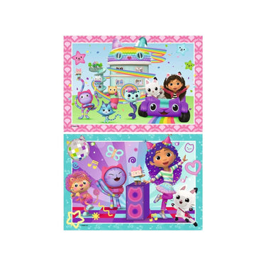 Ravensburger puzzel gabby's dollhouse 2x24 stukjes