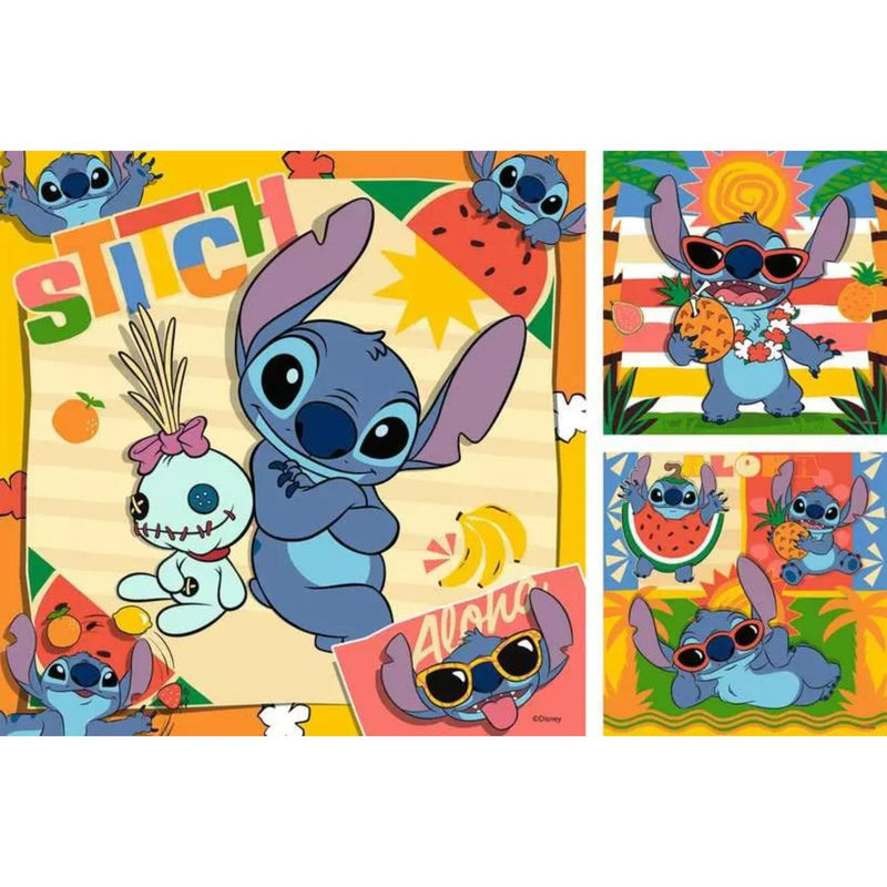 Load image into Gallery viewer, Ravensburger puzzel disney stitch 3x49st
