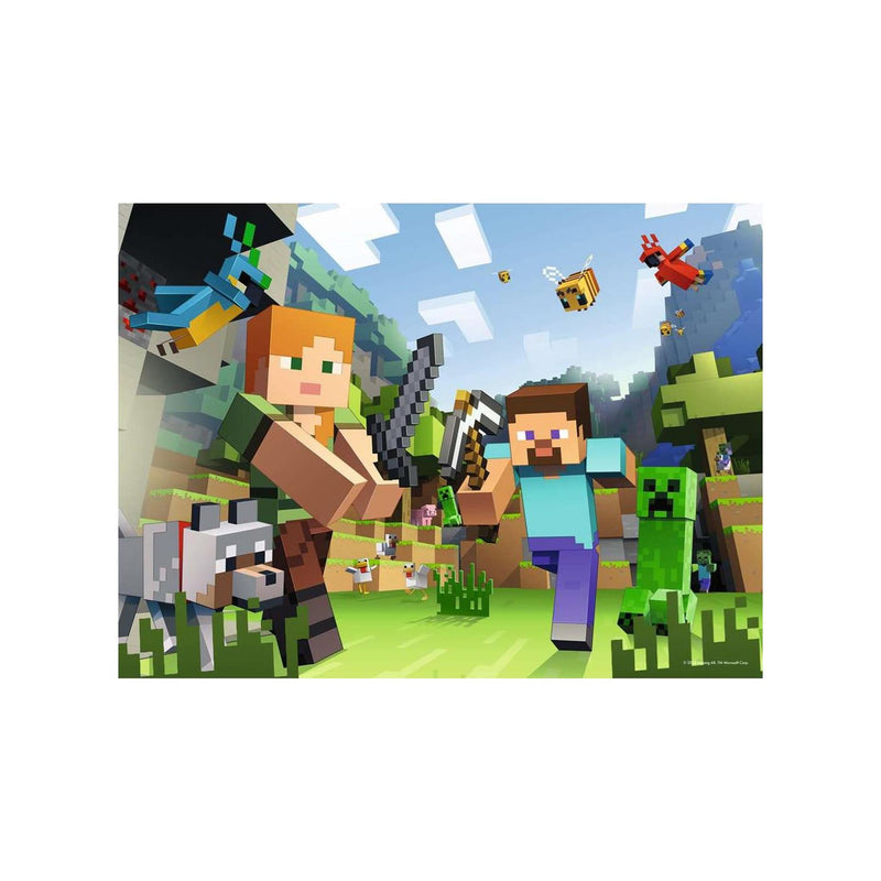 Load image into Gallery viewer, Ravensburger puzzel minecraft 100st
