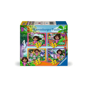 Ravensburger puzzel dora join the adventure! - legpuzzel - stukjes