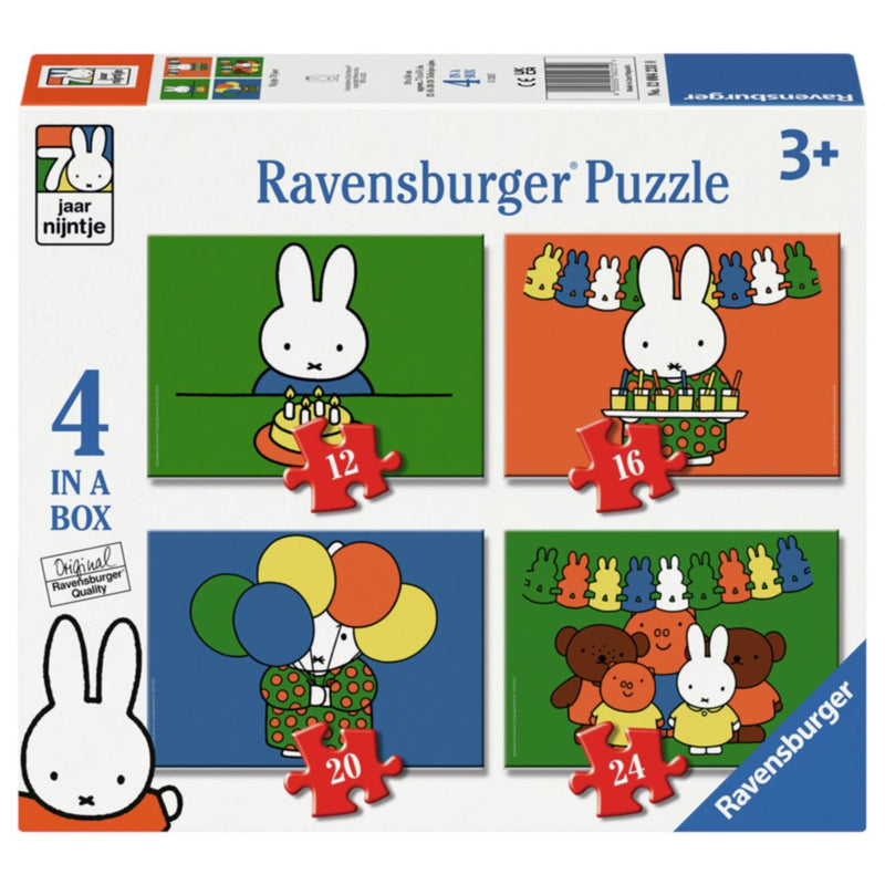 Load image into Gallery viewer, Ravensburger legpuzzel 4in1 nijntje 70 jaar
