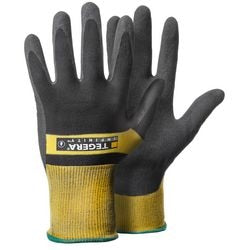 Precisiehandschoenen tegera 8802-7 nitril, nylon zwart