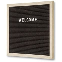 Letterbord showdown leb30x30 640 g zwart