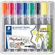 Flipovermarker staedtler 5.0 mm grijs permanent