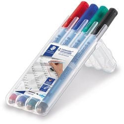 Ohp-marker staedtler kleurenassortiment 0,6 mm lumocolor