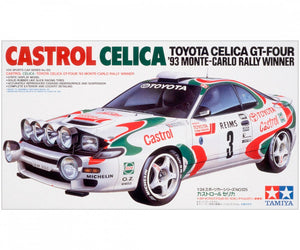 Tamiya modelbouwpakket auto - 24125 castrol toyota celica gt-four - 93 monte-carlo rally winner plastic - 1:24 - modelbouw