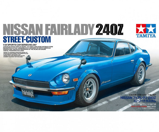 Tamiya modelbouwpakket auto - 24367 nissan fairlady 240z street-custom - auto plastic - 1:24 - modelbouw