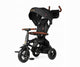 Qplay driewieler rito deluxe rubber zwart 10-36 mnd