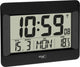Tfa dostmann 60.4519.01 wandklok zendergestuurd 215 mm x 26 mm x 160 mm zwart groot display