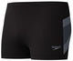 Speedo hyperboom aquashort heren sportzwembroek - zwart grijs
