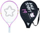 Ama sport kinder tennisracket kat roze 19 inch – lichtgewicht junior racket met tas – ideaal voor beginners –