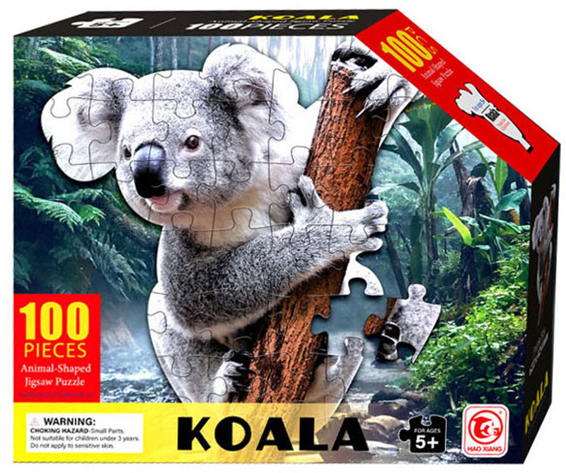 ギャラリービューアに画像をロードする, Lobbes shape puzzel koala, 100st.

