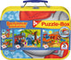 Schmidt - legpuzzel - benjamin blümchen, puzzelbox, 2x26, 2x48 stukjes - onderdelen in metalen koffer - kinderen - vanaf 4 jaar