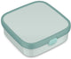 Mepal bento lunchbox groot campus - 1.25 l - inclusief 2 uitneembare lekdichte bentobakjes vorkje - cool mint