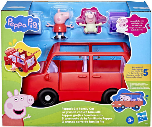 Peppa pig peppa's grote familie auto - inclusief baby evie