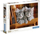 Clementoni - puzzel - 500 stukjes - twee kittens - high quality collection - vanaf 10 jaar
