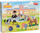 Merkloos sans marque hama - strijkkralen set - paardenrijschool thema