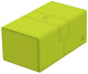 Ultimate guard twin flip'n'tray 200+ xenoskin summer edition 2025 - lime card boxes