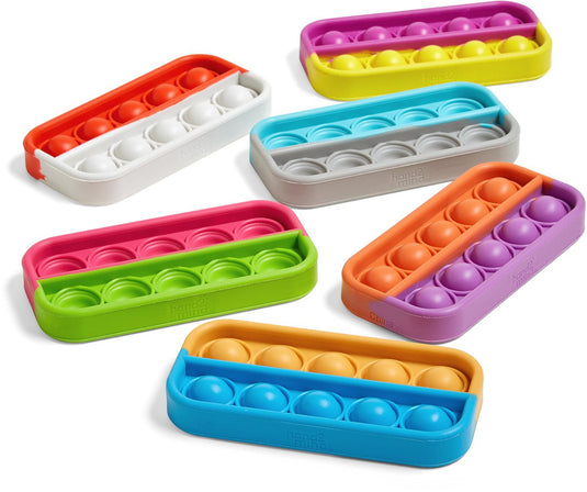 Learning resources ten-frame sensory bubble poppers (set van 6) - 3+