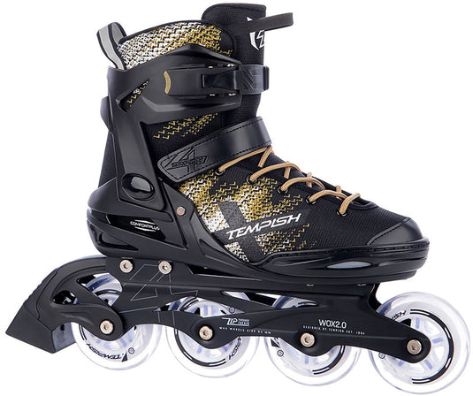 Tempish wox 2.0 84 skeelers - inline skates - dames - zwart goud - maat 40