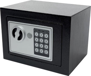Perel elektronische kluis, met cijferslot, inclusief noodsleutel en bevestingsmateriaal, 17 x 23 x 17 cm, 2.3 kg