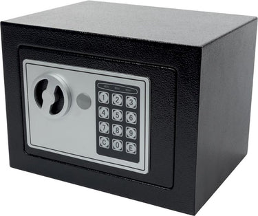 Perel elektronische kluis, met cijferslot, inclusief noodsleutel en bevestingsmateriaal, 17 x 23 x 17 cm, 2.3 kg