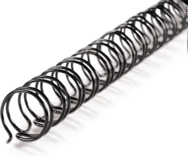 Gbc draagbindruggen wirebind 34 metaal 8mm zwart capaciteit 60vel